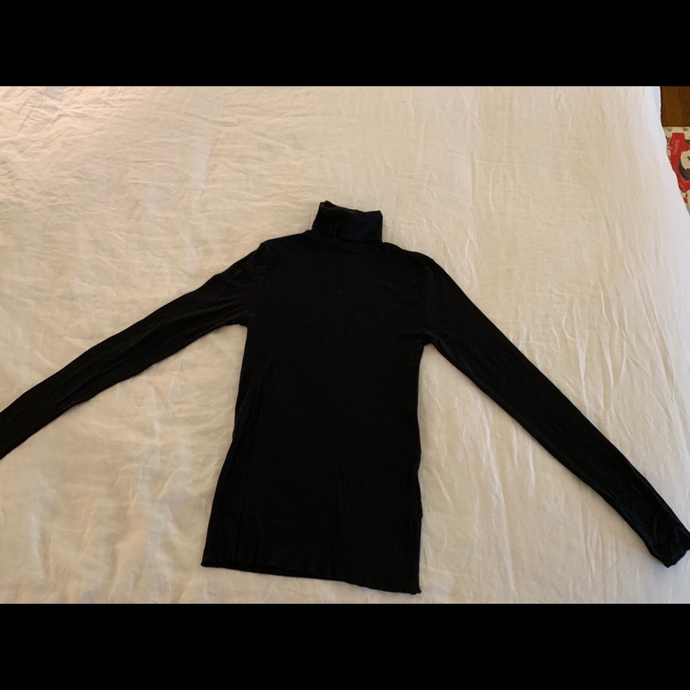 Black Ralph Lauren Knit Turtleneck